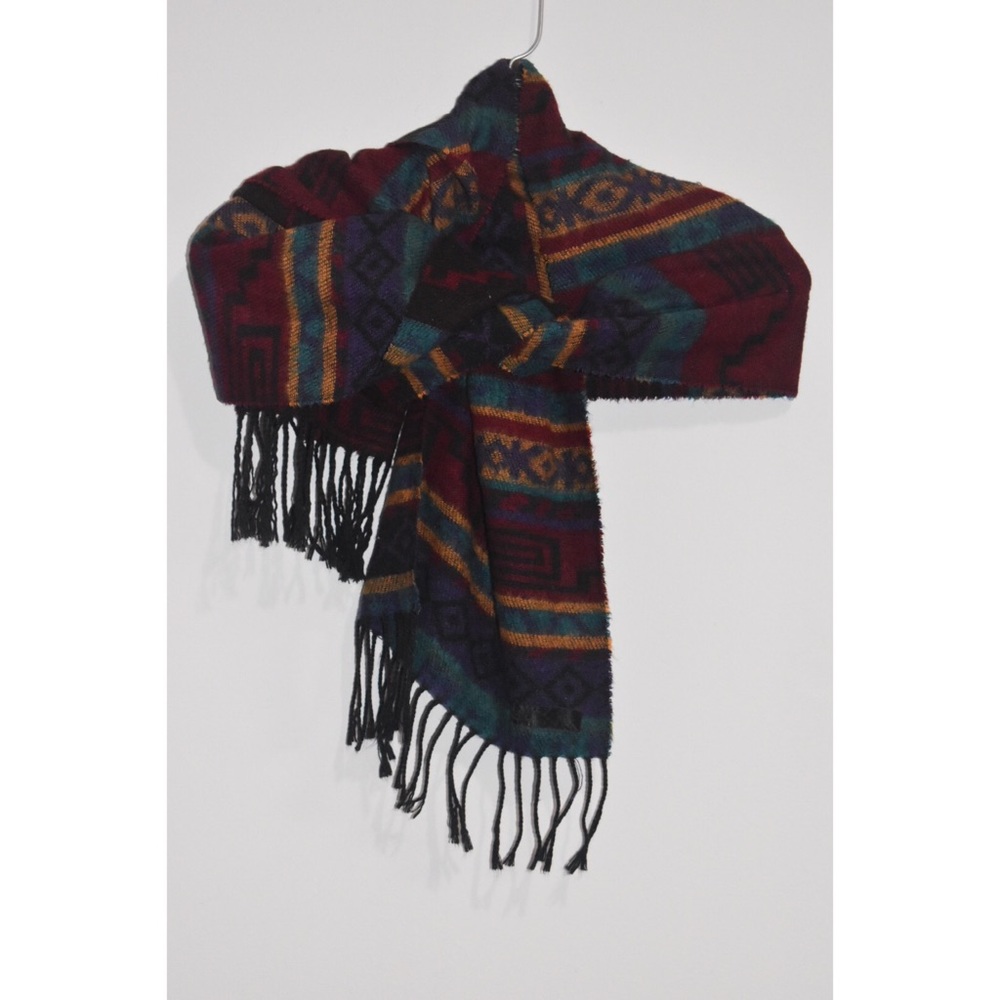Tribal Print Multi Colored Scarf